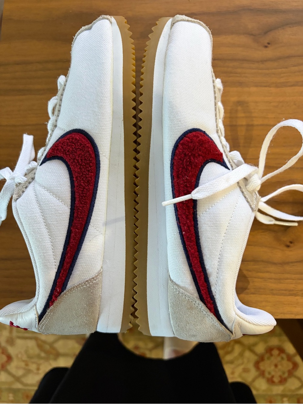 Women’s Size 8, Nike Classic Cortez PRM “White Red Crush”